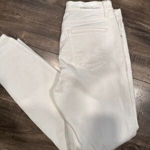 Current/Elliot The Stiletto Jean White